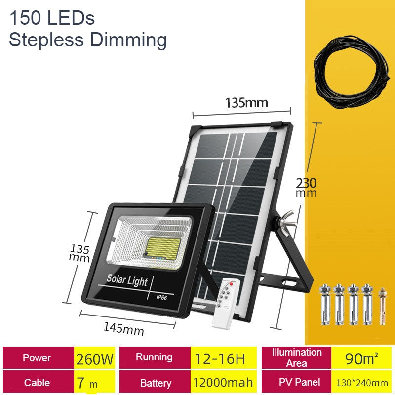 BowLift | Outdoor Solar Light, with Remote Control, 7 Modes & IP66 Waterproof, for Your Garden, Yard, Pathway, Driveway & Home
