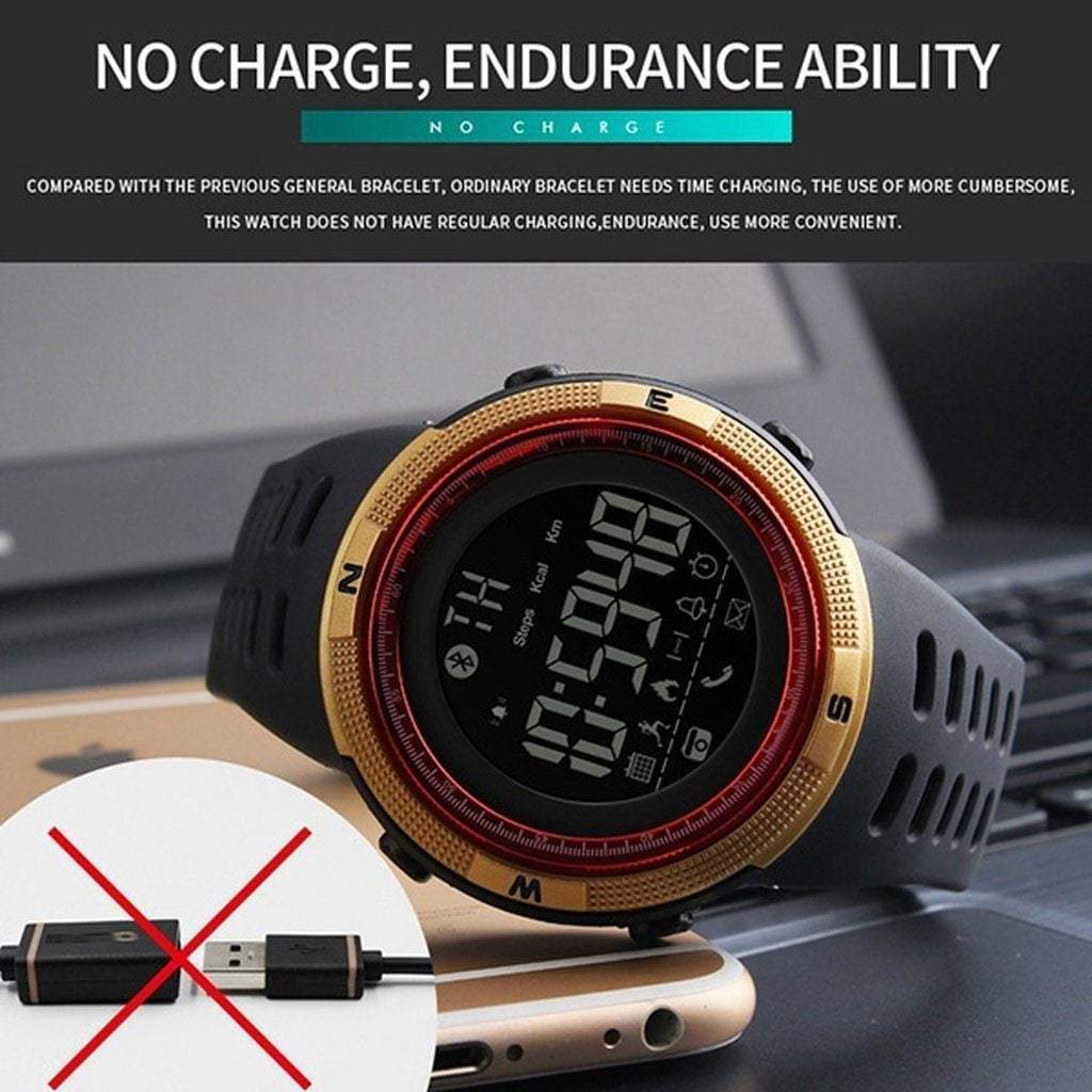 BowLift | Men Smart Chrono Calories Pedometer Multi-Functions Sports Watches