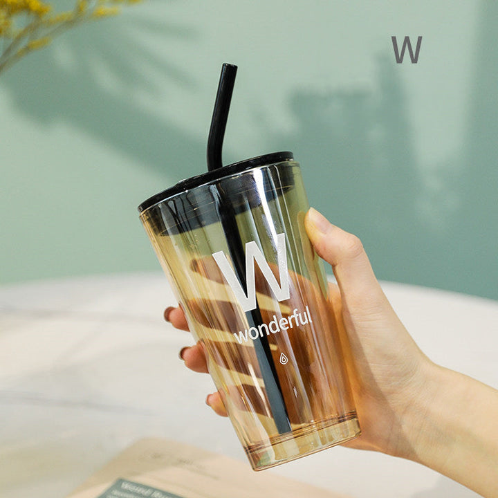 BowLift | Simple Modern Travel Mug with Lid and Straw, for Ice Water, Coffee, Juice, Drinks