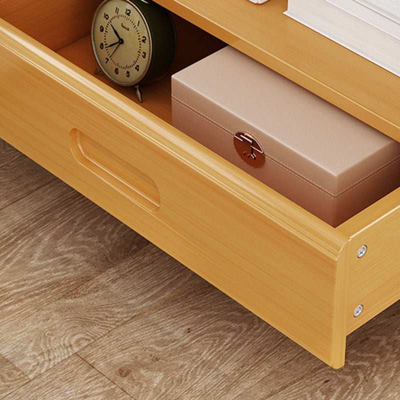 BowLift | HanaCrate Japanese Nightstand | Solid Wood | 1 or 3 Drawers | Minimalist Design for Bedroom