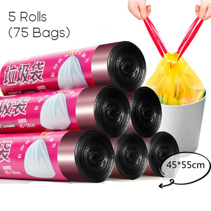 BowLift | Unscented Ultra Strong Drawstring Trash Bags, for Kitchen, Bathroom, Office & More
