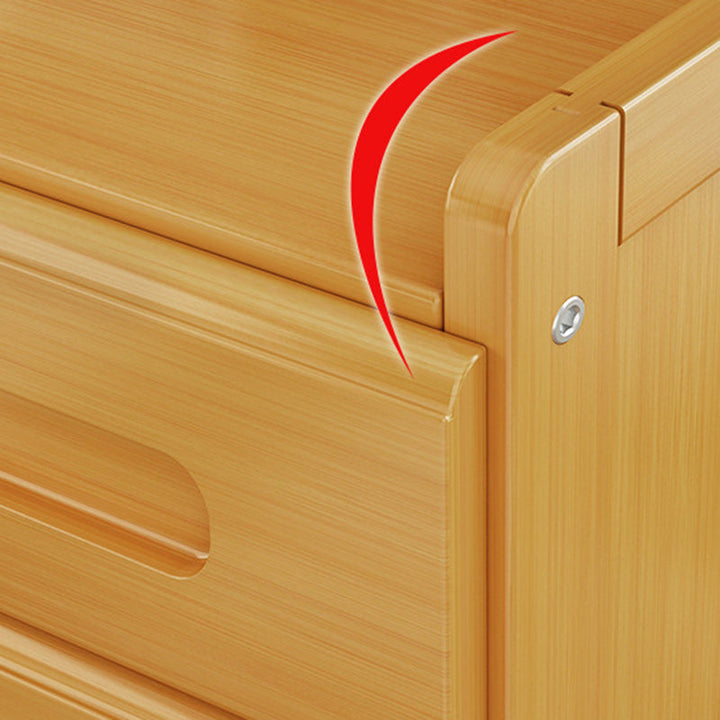 BowLift | HanaCrate Japanese Nightstand | Solid Wood | 1 or 3 Drawers | Minimalist Design for Bedroom