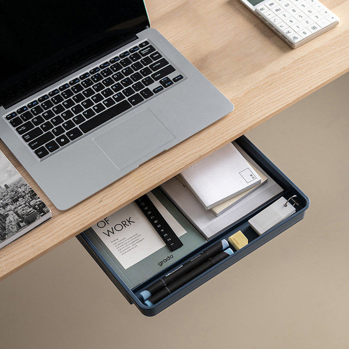 BowLift | Mounted Sliding Under Desk Slim Pull-Out Drawer, for Home & Office