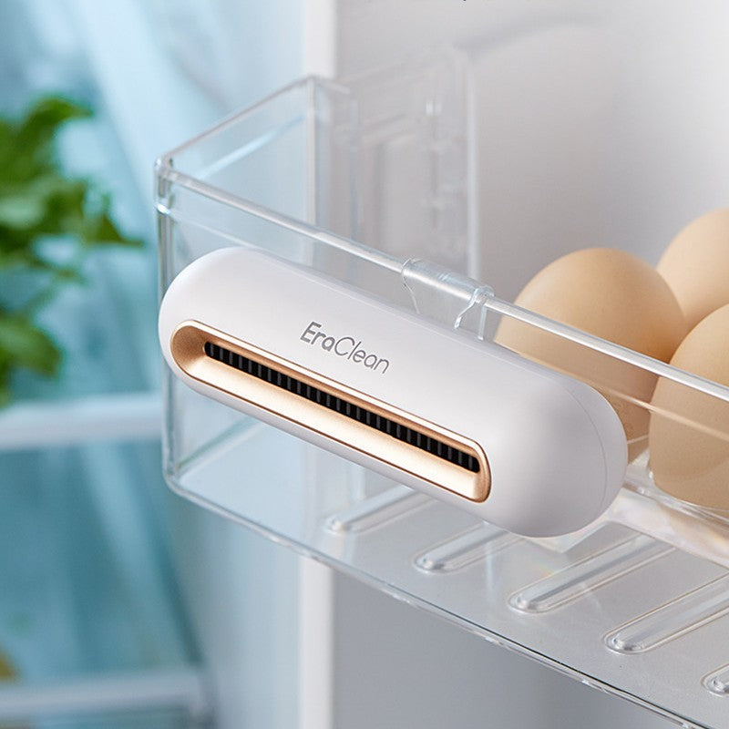 BowLift | Rechargeable Compact Refrigerator Odor Eliminator Air Purifier, for Fridge, Room, Car, Closet & Drawer