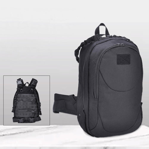 BowLift | Tactical Transformable Vest Backpack, with Durable & Waterproof Material, Adjustable Straps & Mount System, for Outdoors, Hiking, Travel & More