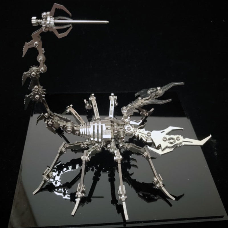 BowLift | 3D Scorpion Stainless Steel DIY Metal Building Blocks, for Fun, Gift & Display