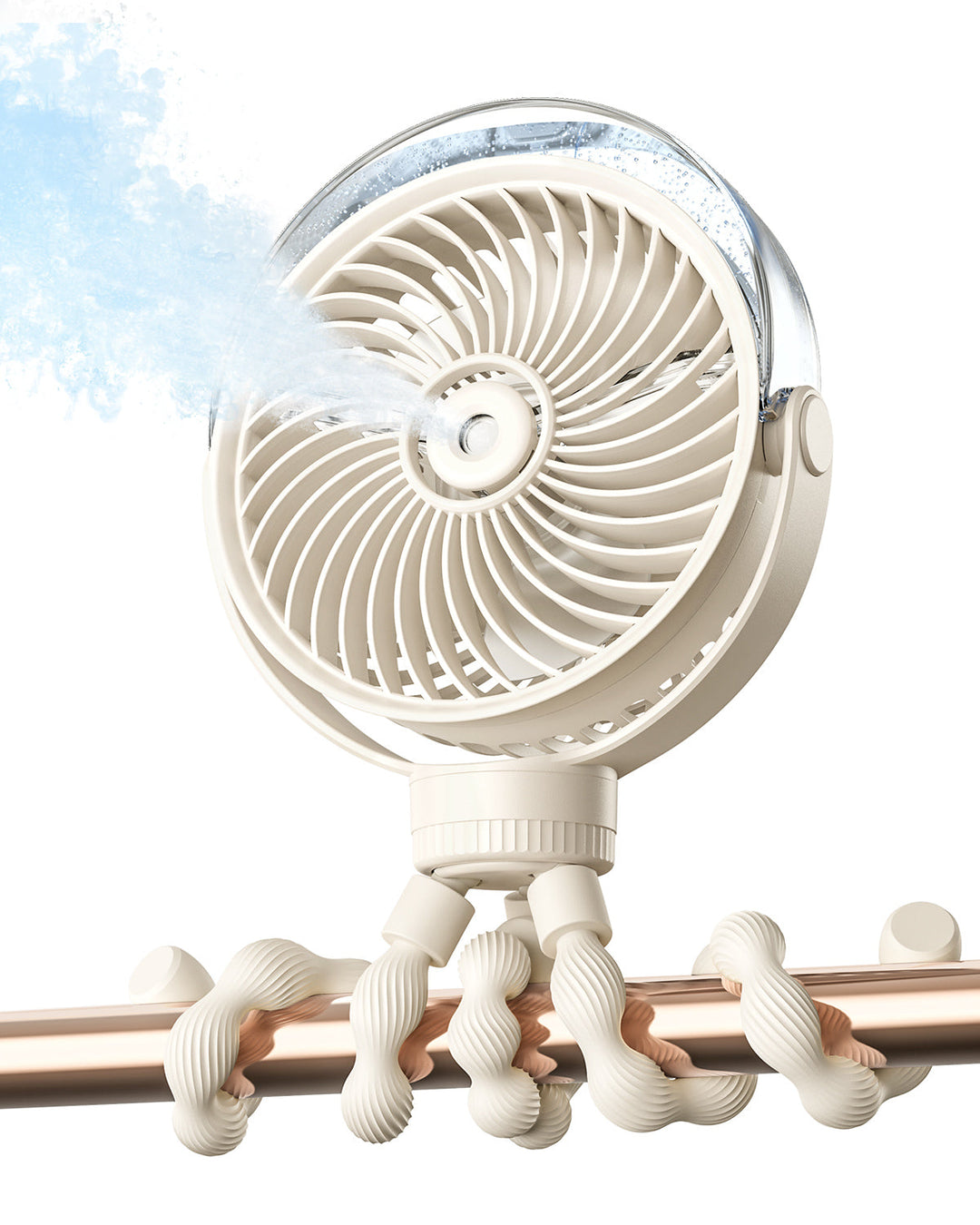 Misting Stroller Fan – Portable Baby Fan with Spray | Bowlift