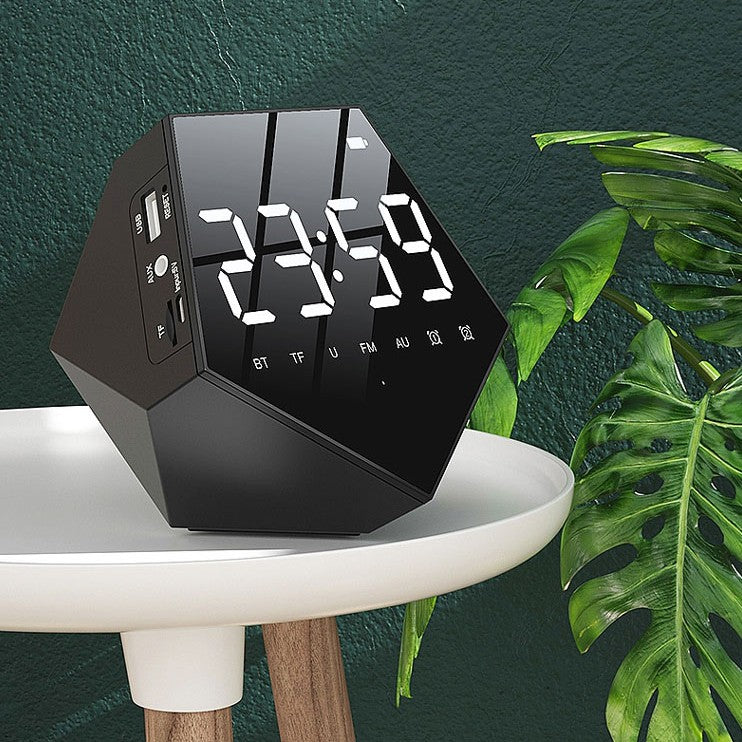 BowLift | 2-in-1 Bluetooth Wireless Speaker with Alarm Clock, for Home & Office