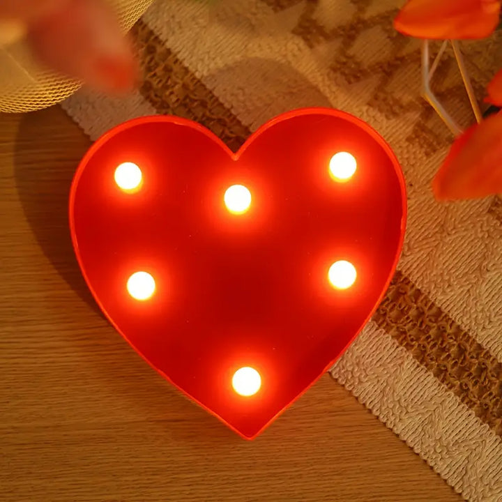 BowLift | LED letters, numbers, and symbols – luminous decoration with warm white light for parties and living spaces