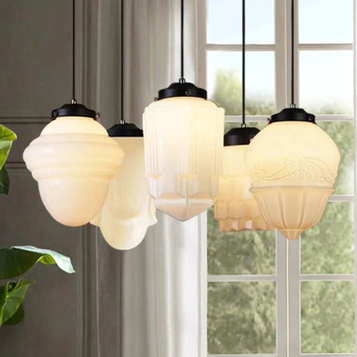 BowLift | GlasLuxe - Retro Geometrische Pendellamp