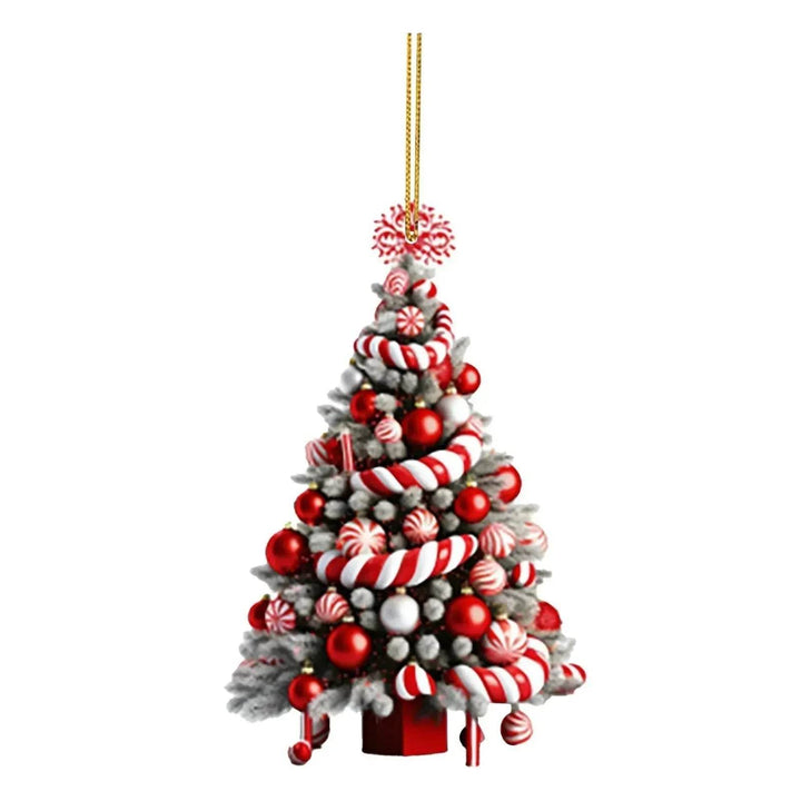 BowLift | Christmas Tree Pendant Holiday Decoration Acrylic Flat Decorations