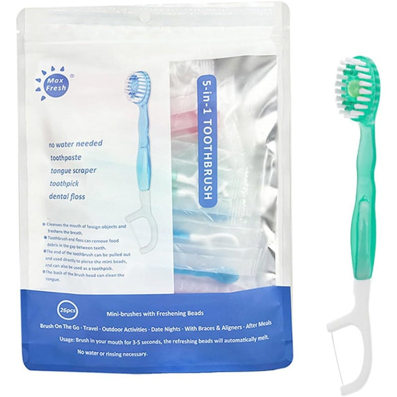 BowLift | 5-in-1 Portable Travel Toothbrush
