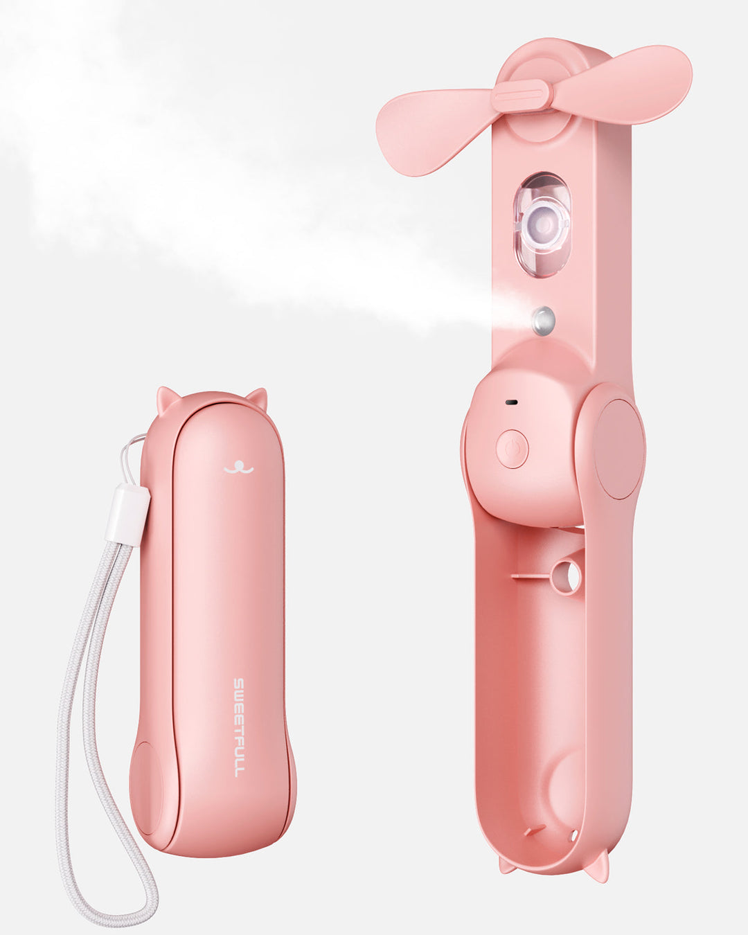 Misting Fan Portable, Handheld Personal Mister Fans | Bowlift
