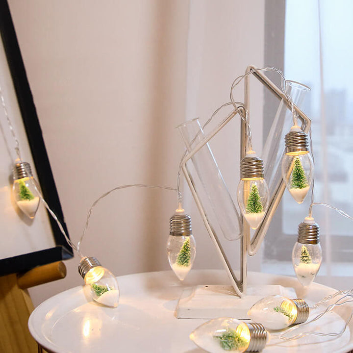 BowLift | LED Wishing Bottle Bulb Christmas Tree Snow Battery Box Decorative String Light