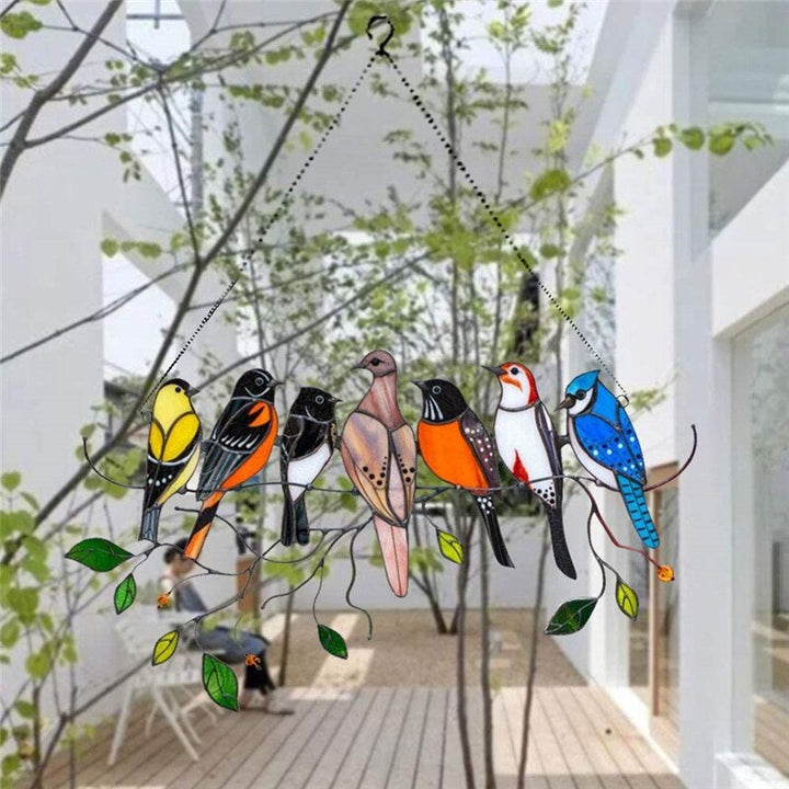 BowLift | Stained Glass Bird Suncatcher - Francia