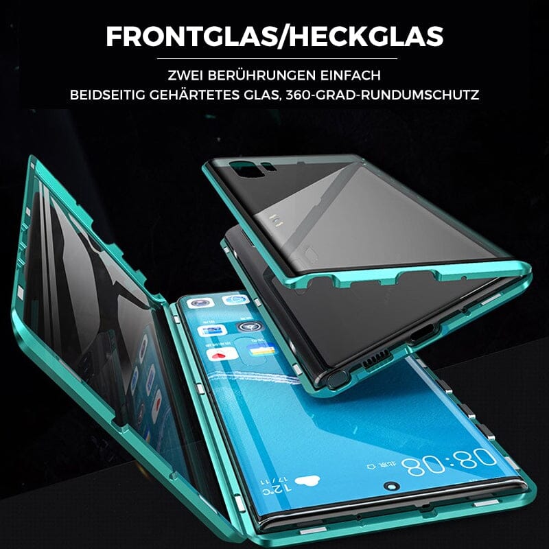 BowLift | Samsung magnetic tempered glass double-sided phone case