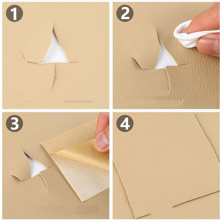 ReviLeer Self-Adhesive PU Leather Patch – Waterproof Repair Patch for Furniture | Bowlift