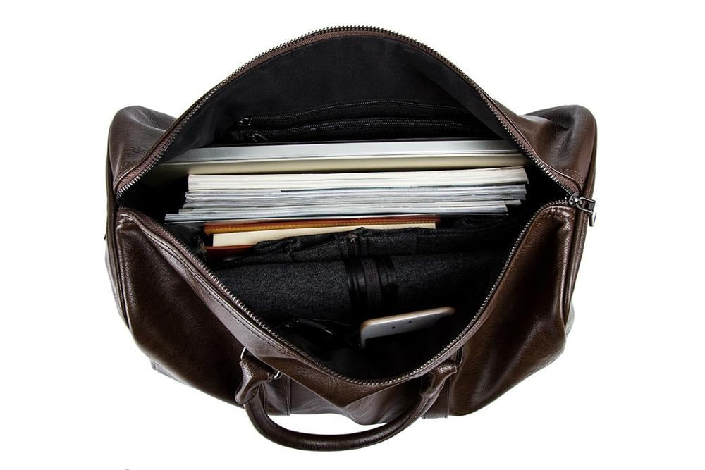 BowLift | Stylish Leather Men’s Travel Bag – Perfect for Long and Short Trips