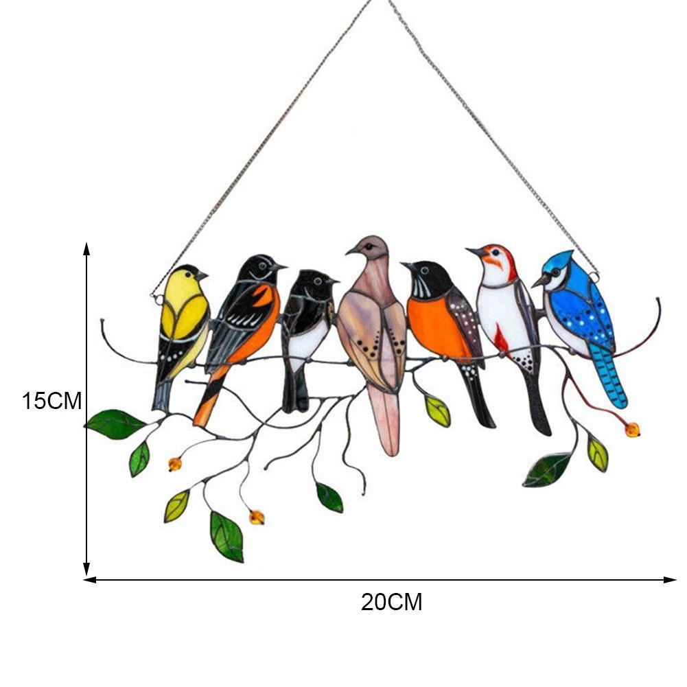 BowLift | Stained Glass Bird Suncatcher - Francia