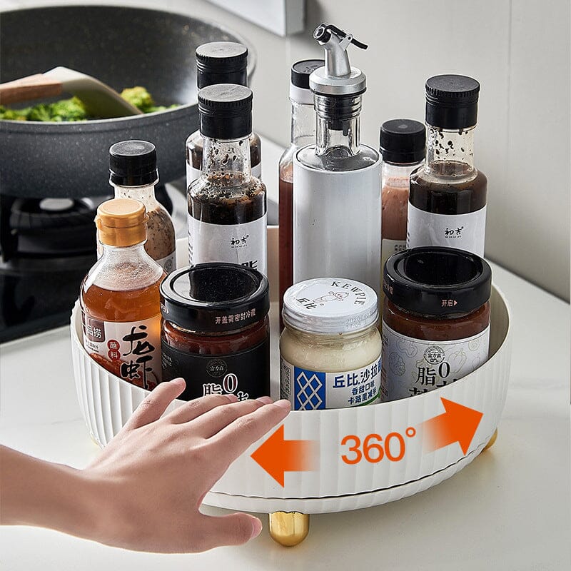 360° Rotatable Storage Tray, Spice Rack | Bowlift