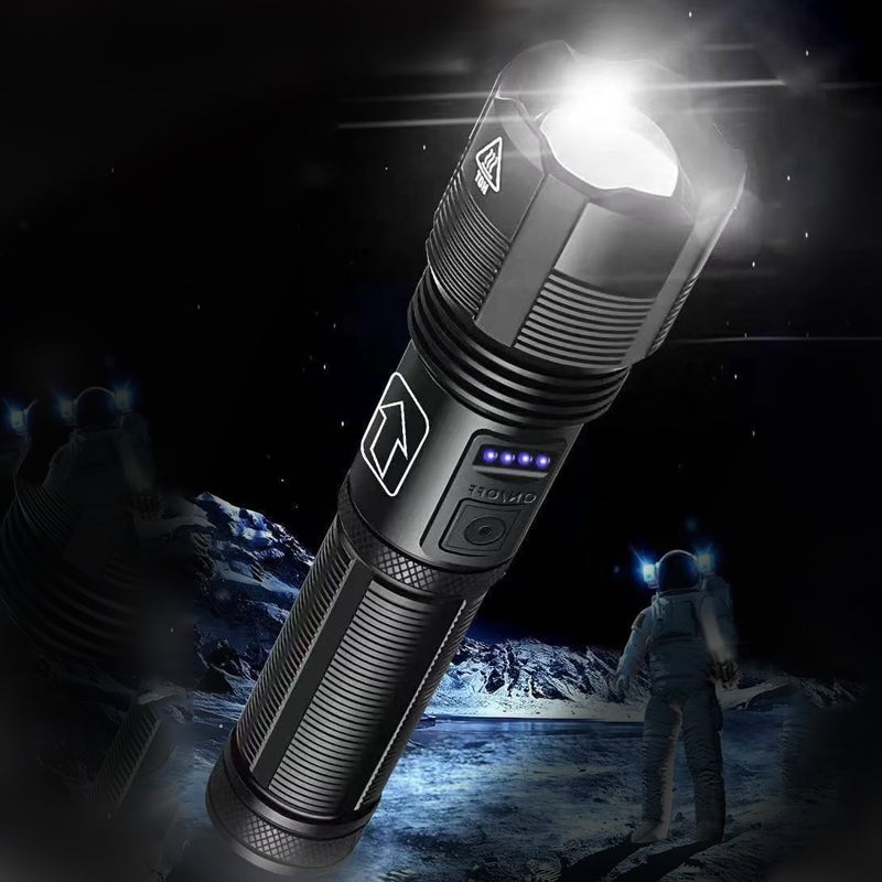 Waterproof Usb Rechargeable Glare Flashlight | Bowlift