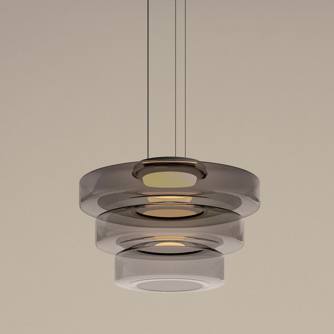 BowLift | Modern Glass Pendant Lamp in Bauhaus Style - AuroraSphere