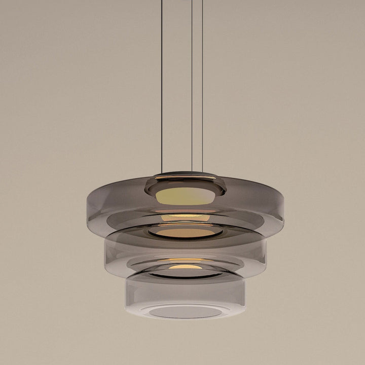 BowLift | Modern Glass Pendant Lamp in Bauhaus Style - AuroraSphere