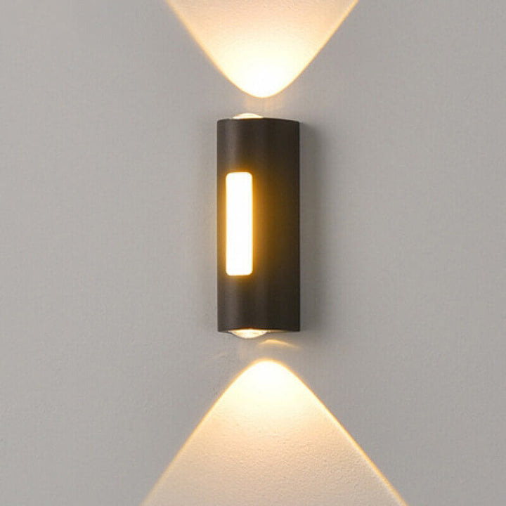 Modern Minimalist Cylindrical Design LED Outdoor Decorative Wall Sconce Lamp | Bowlift