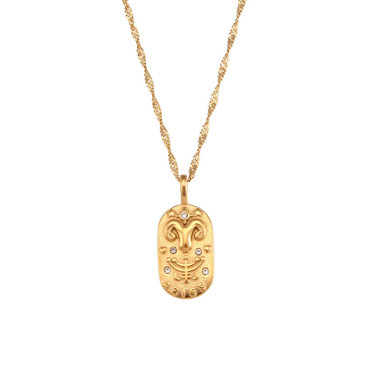 BowLift | Dainty Zodiac Tarot Inspired Necklace