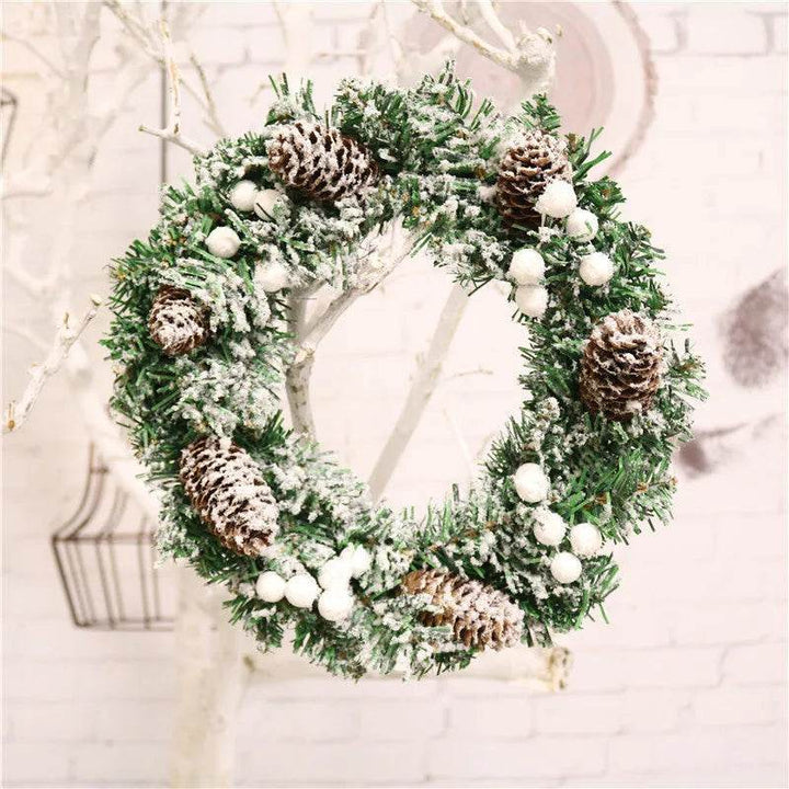 BowLift | Creative Christmas Door Wreath Christmas Decoration Artificial Garland Wreaths For Car Home Window Wall Decoration
