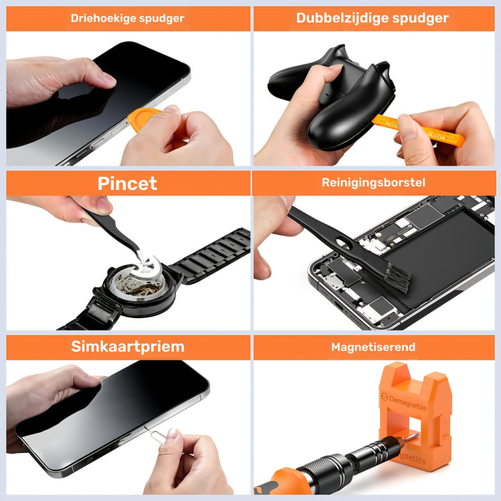 Precision Screwdriver Set 117-piece with Bits | Bowlift