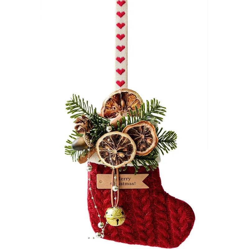 BowLift | Christmas Decoration Knitted Christmas Stockings Scene Layout