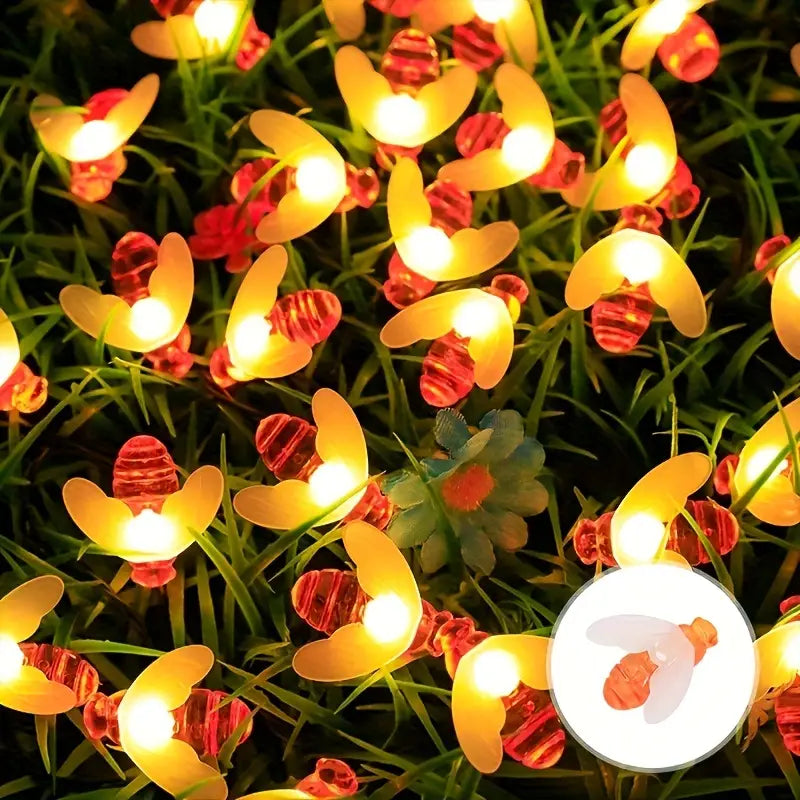 BowLift | Solar flower light chain for the garden