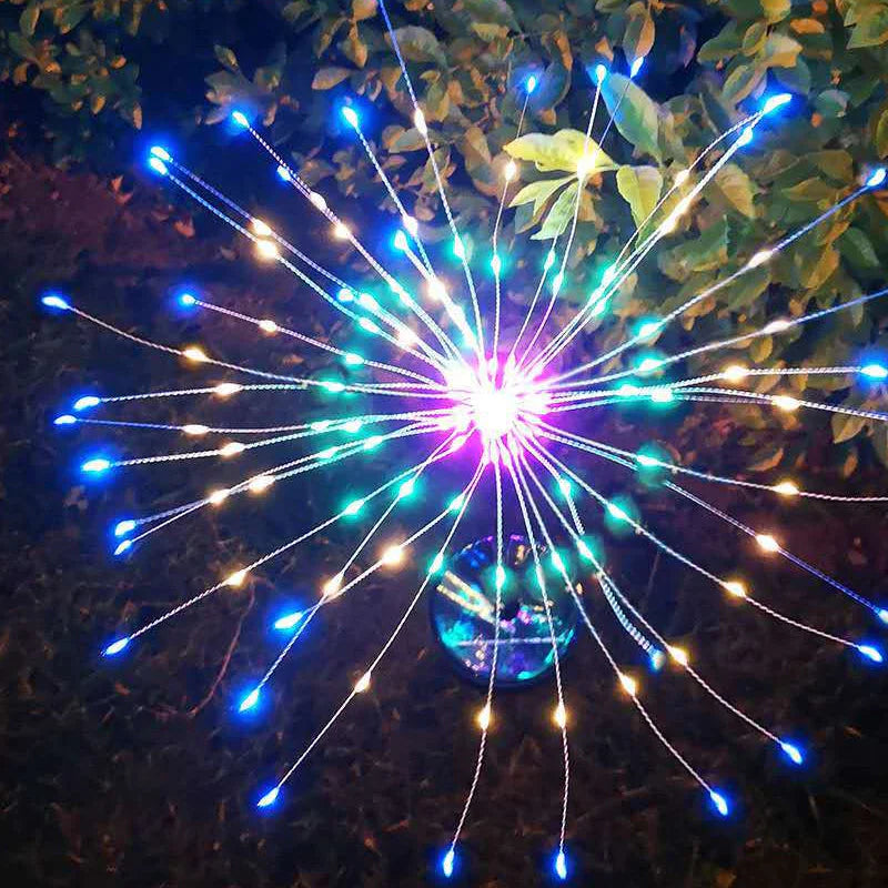 Waterproof Solar Garden Firework Lamp | Bowlift