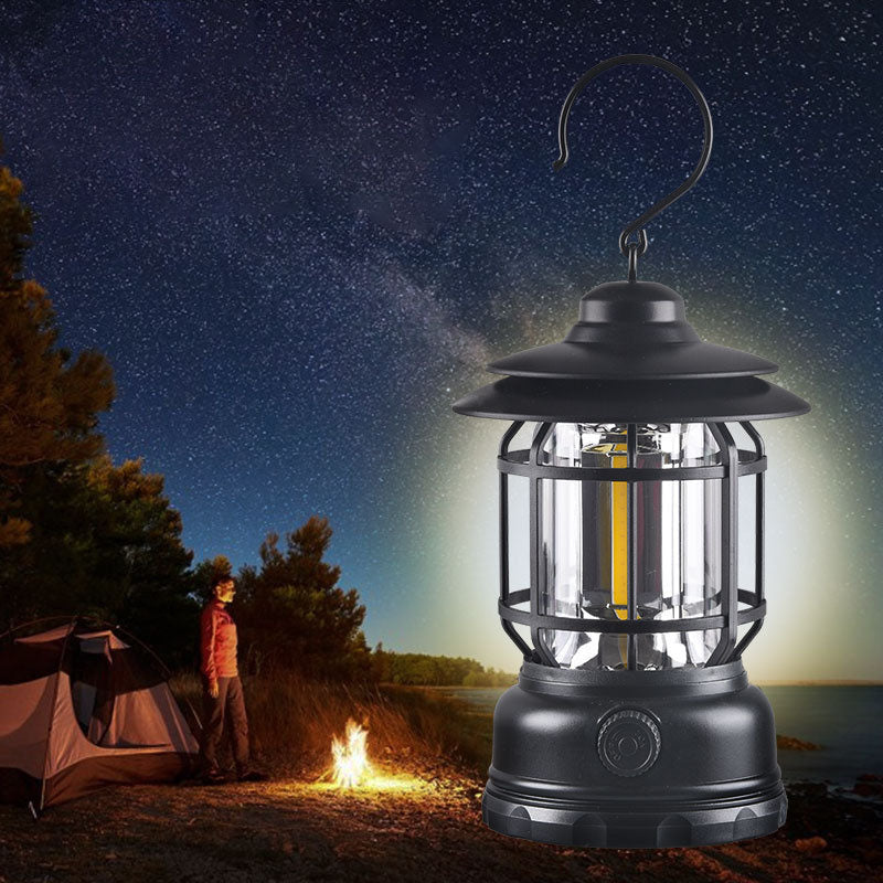 BowLift | Contemporary Industrial Portable USB Rechargeable Camping Lamp Horse Lamp For Outdoor