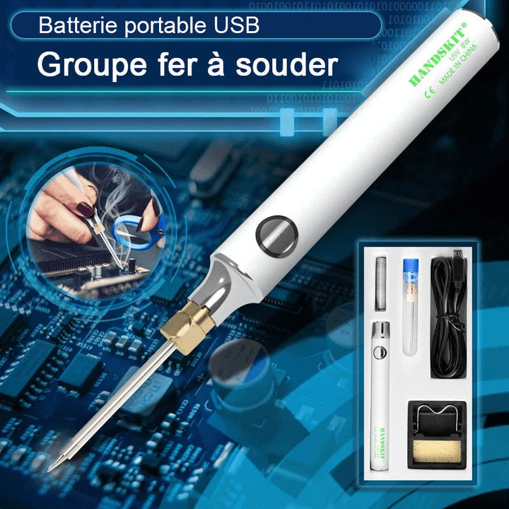 Portable Electric Soldering Iron Set Usb | Bowlift
