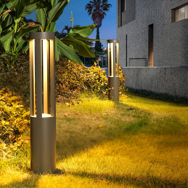 Modern Minimalist Waterproof Cylinder Square Aluminum LED Landscape Light For Garden | Bowlift