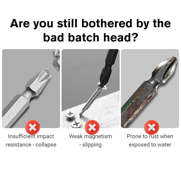 BowLift | D1 Anti-slip and shock-resistant bits with Phillips screwdriver bits