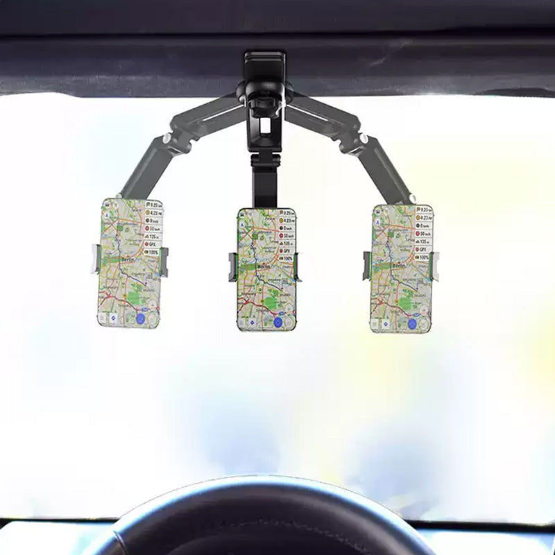 Rotatable Multifunctional Sun Visor Cell Phone Holder | Bowlift