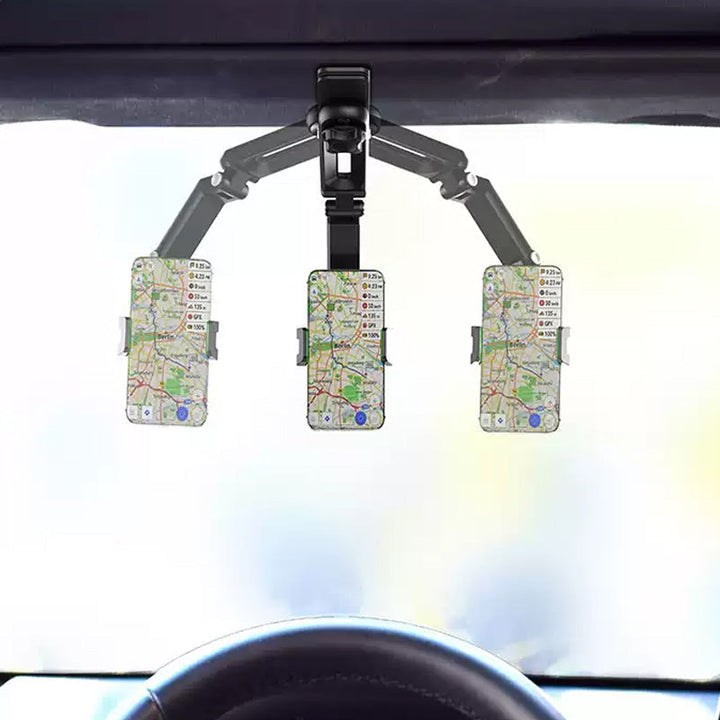 Rotatable Multifunctional Sun Visor Cell Phone Holder | Bowlift