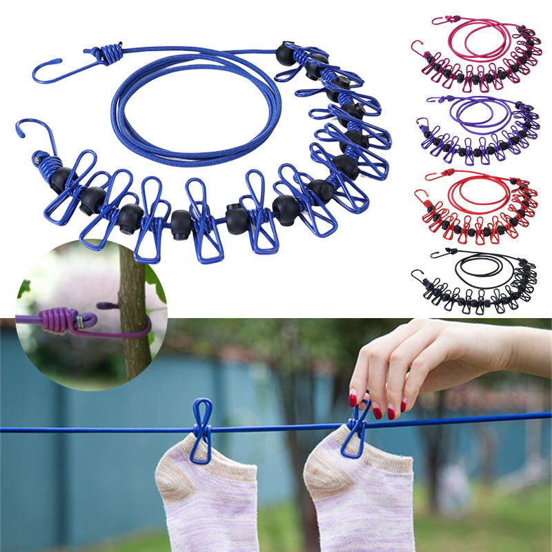 BowLift | Portable elastic travel laundry rack