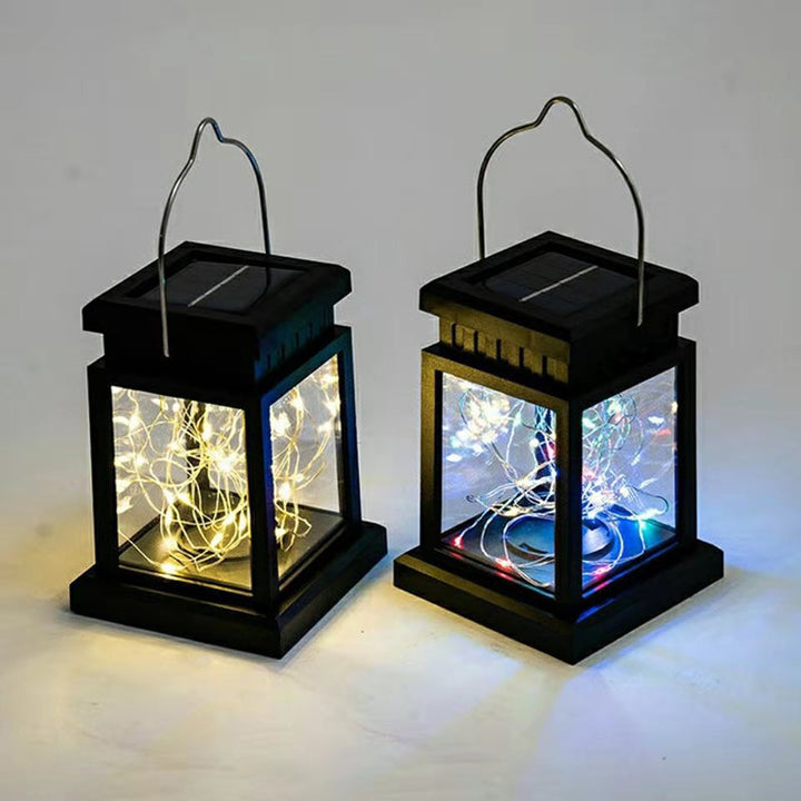 Modern Minimalist Solar Rectangular Iron Glass LED Outdoor Light For Garden | Bowlift