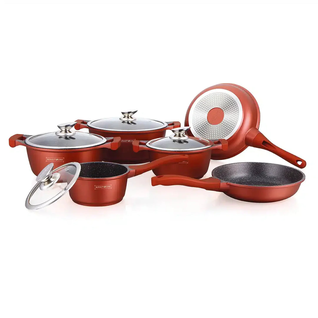 Royalty Line Cookware Set made of Aluminum (10 Pieces) | Bowlift