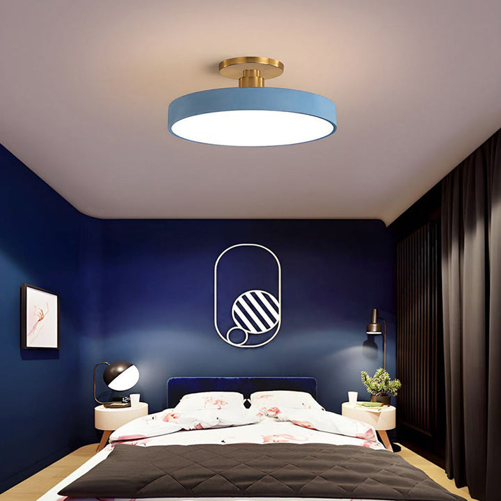BowLift | Modern LED Semi Flush Mount Ceiling Light | Energy-Saving. Durable Design for Hallway. Dining Room & Living Room