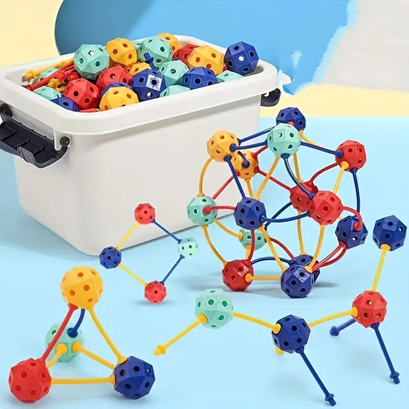 BowLift | Flexible PVC beads – Creative 3D building blocks for children to build and explore