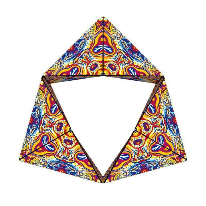 Magnetic Shape-Shifting Cube | Transforming Puzzle Toy | Multicolor