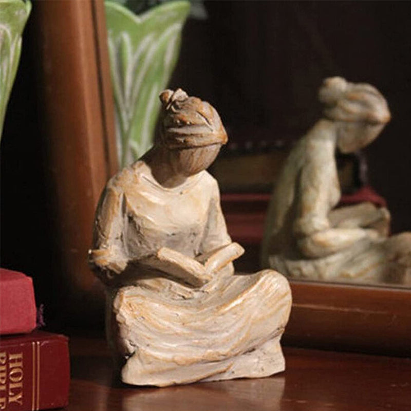BowLift | Sweet Hour of Prayer, beautiful hand-cast inspiring sculpture of a praying woman