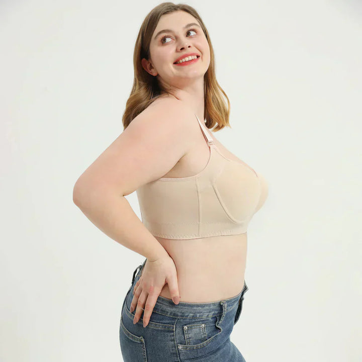 BowLift | Bra shapewear with deep cups – supportive and flattering design – all-day comfort – wall clock