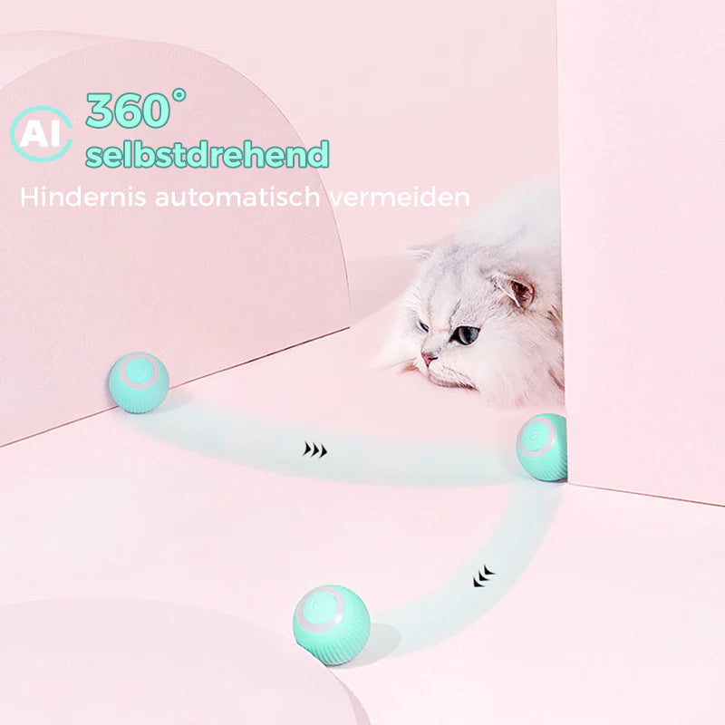 Intelligent Electric Self-Rolling Cat Toy Ball | Bowlift