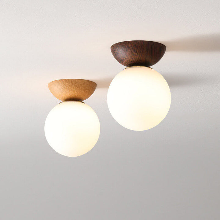 BowLift | LogLight | Japanese ceiling light with adjustable light
